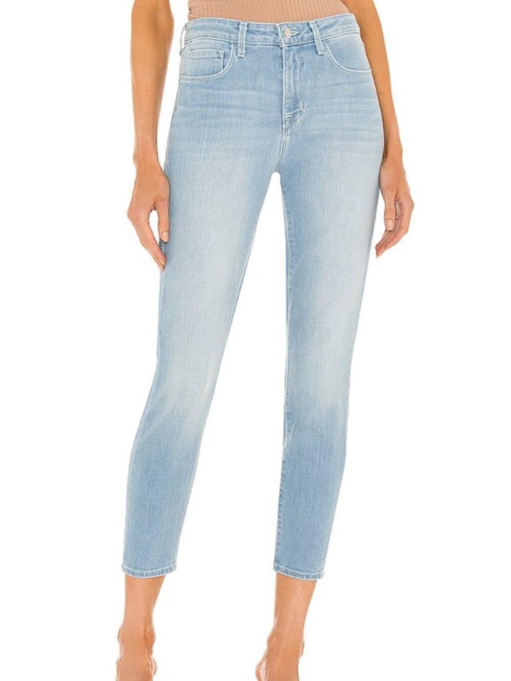 L'Agence Margot High Rise Skinny Jean Size 28 Light Vintage Wash